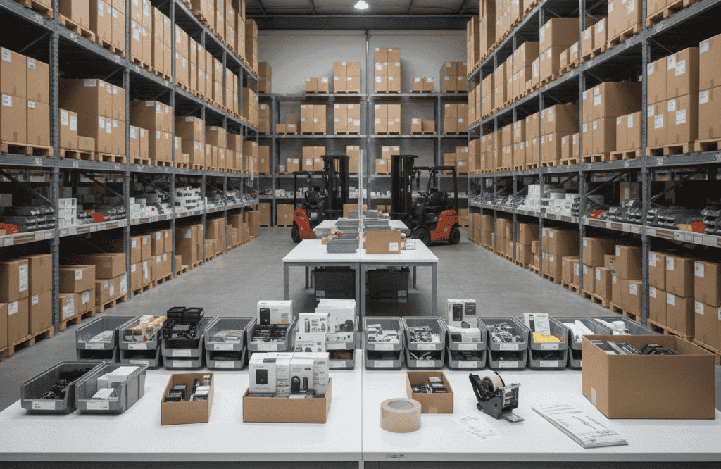 Order Optimization with Kitting Services